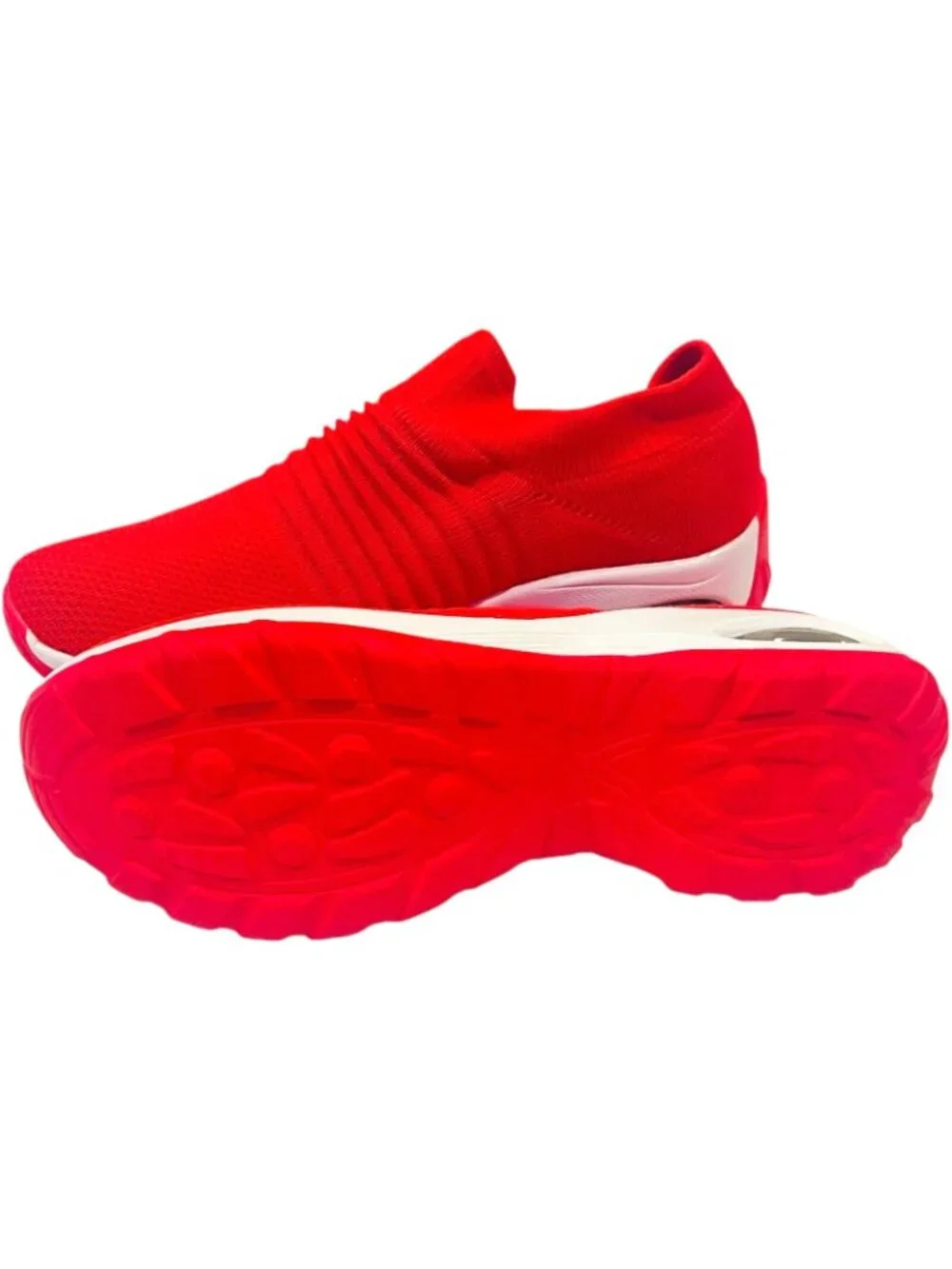 Hypersoft Women’s Slip On Shoes Red Size 9.5 US / 40 EU NEW Comfort Flats